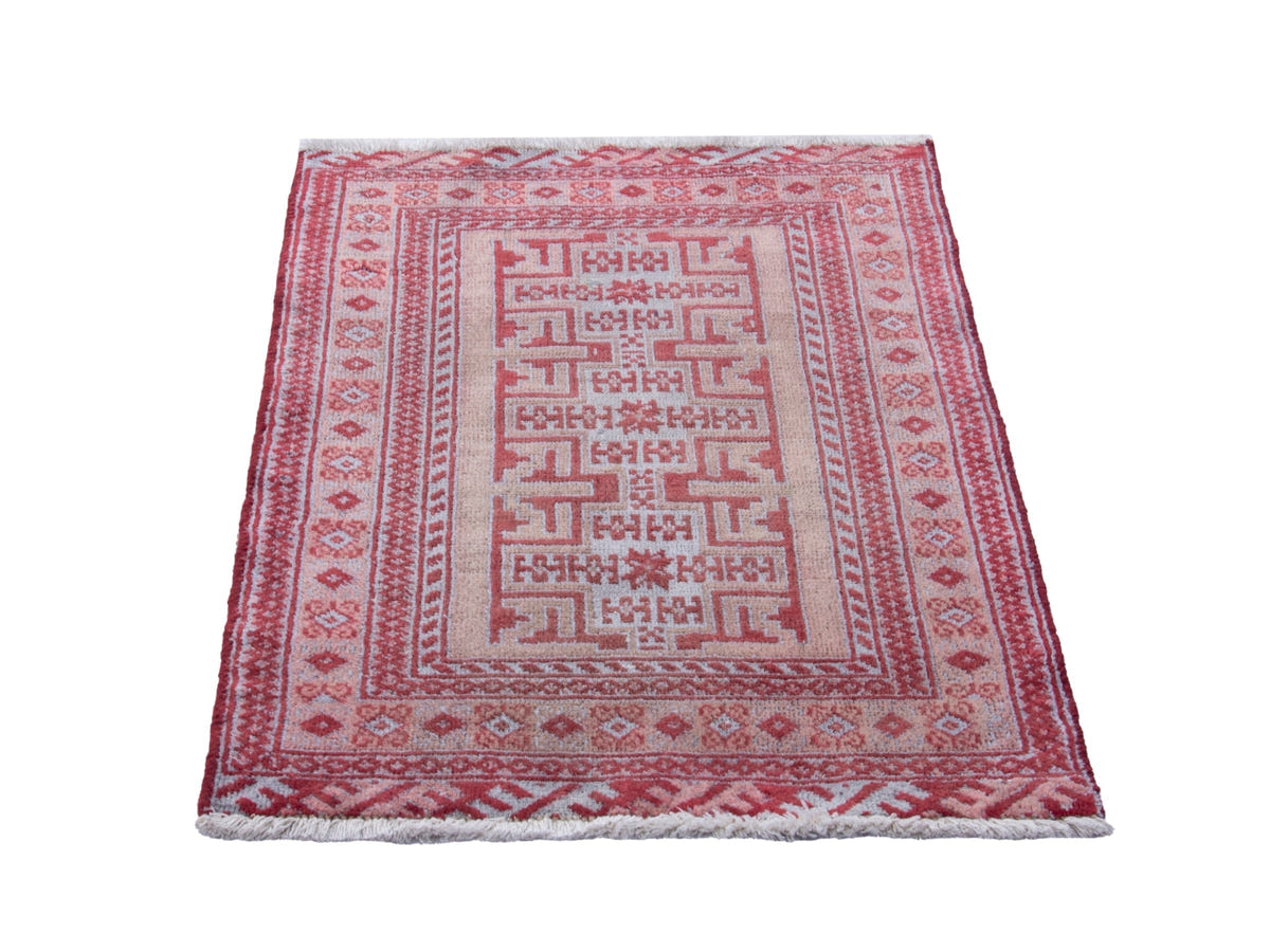 4788, Persian Torkaman Mini Rug