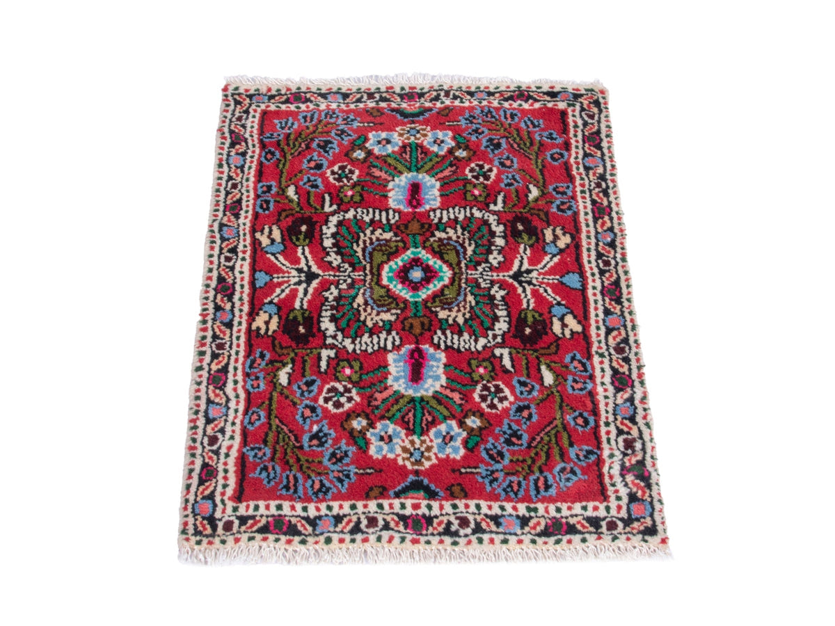 4792, Persian Hamadan Mini Rug