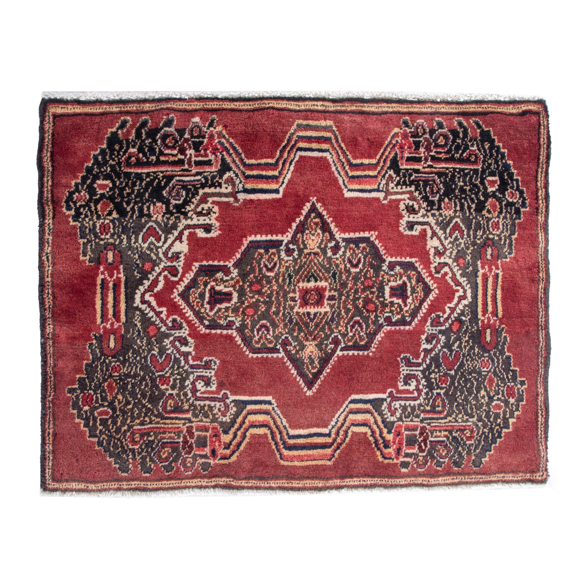 4796 - Persian Hamedan Accent Rug 2'6" x 1'11"