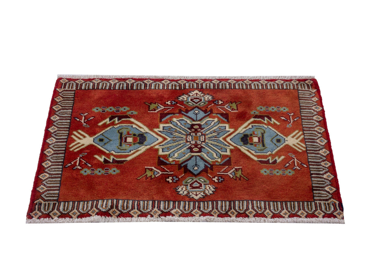 4799, Persian Torkaman Mini Rug