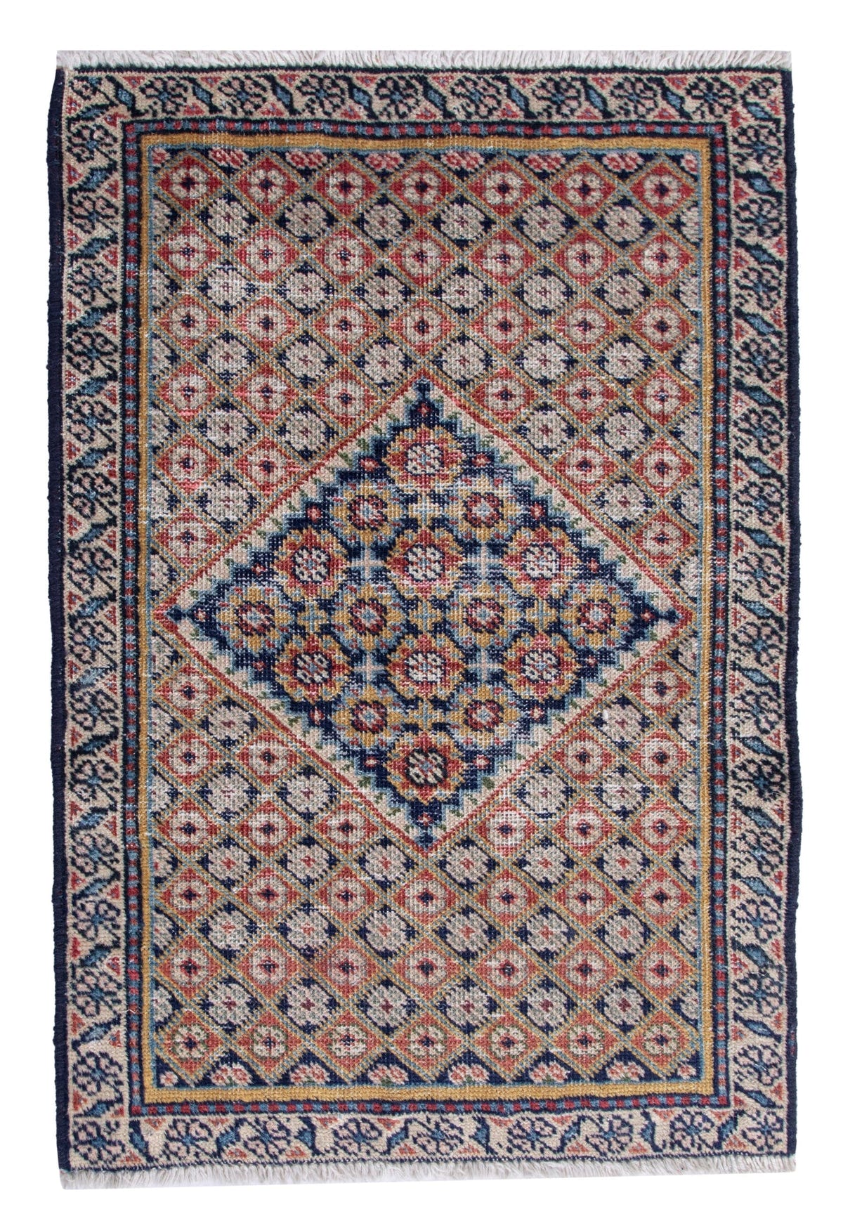 4802, Persian Ardabil Mini Rug