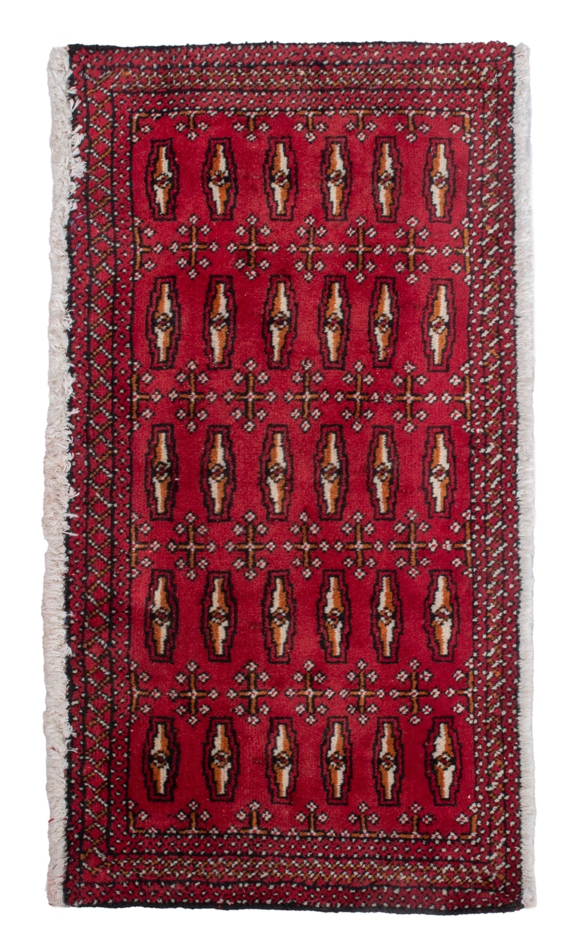 4808, Persian Torkaman Mini Rug