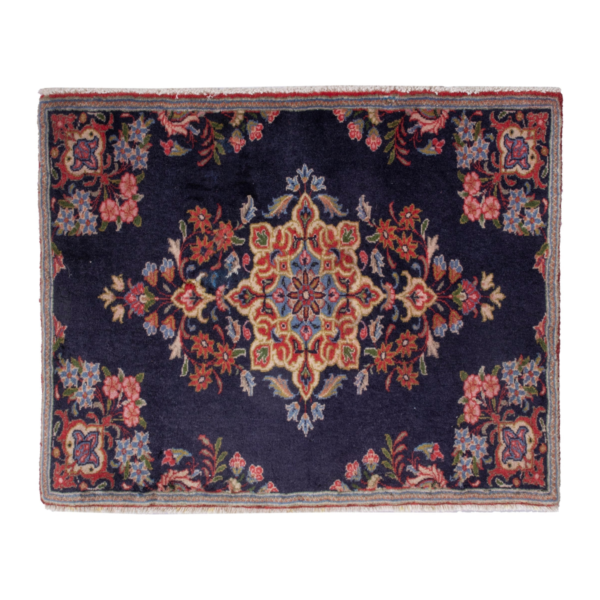 4854 - Persian Kashan Accent Rug 2'6" x 2'