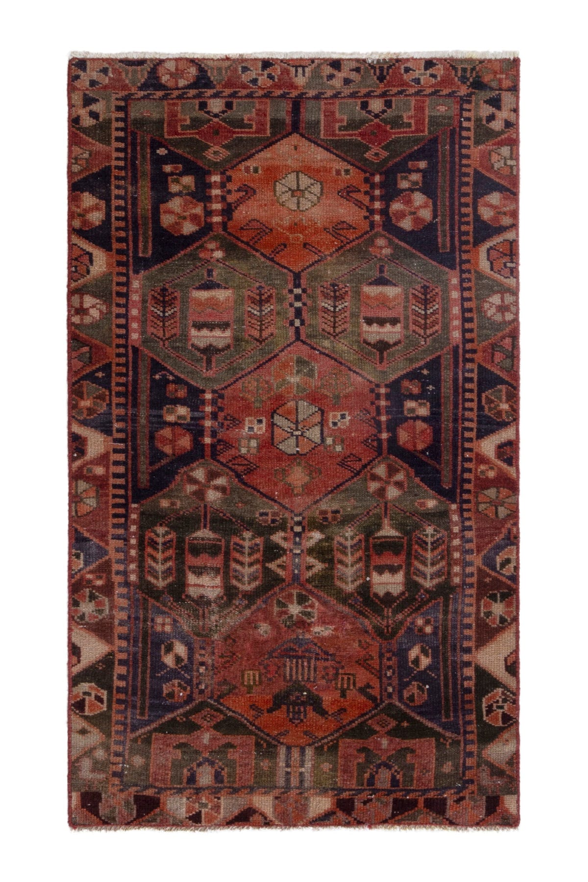 5042, Persian Bakhtiari Area Rug