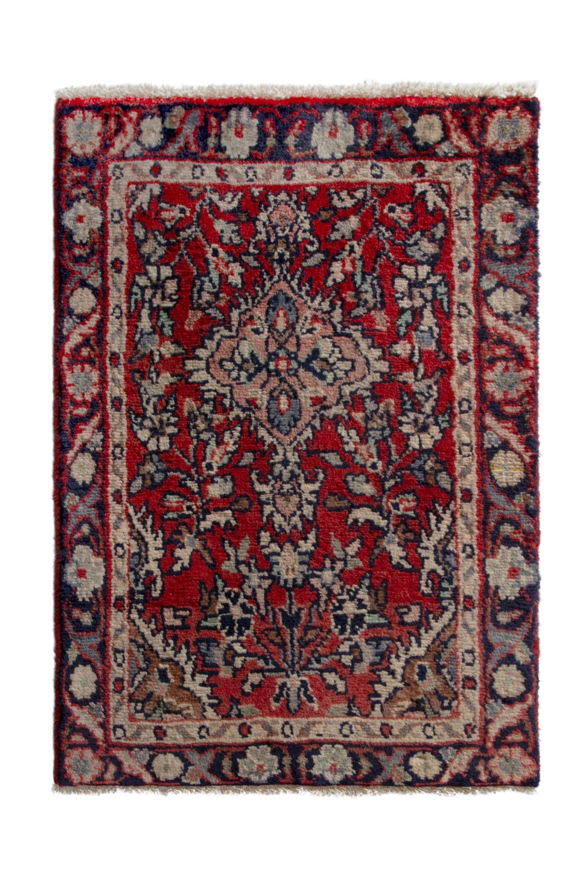 5246, Persian Hamadan Mini Rug