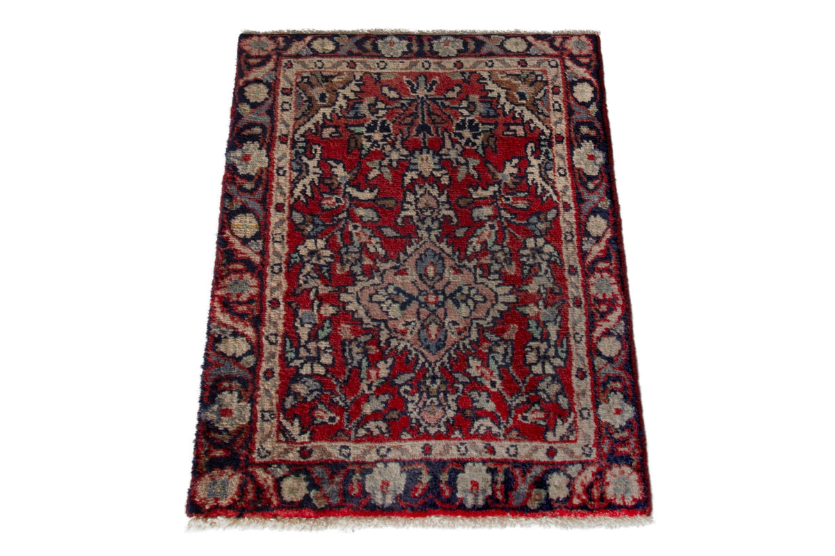 5246, Persian Hamadan Mini Rug
