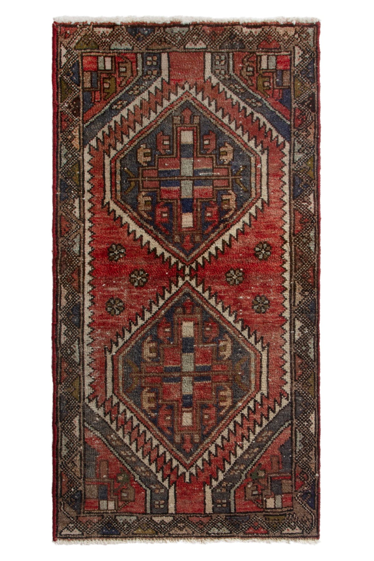 5248, Persian Zanjan Mini Rug