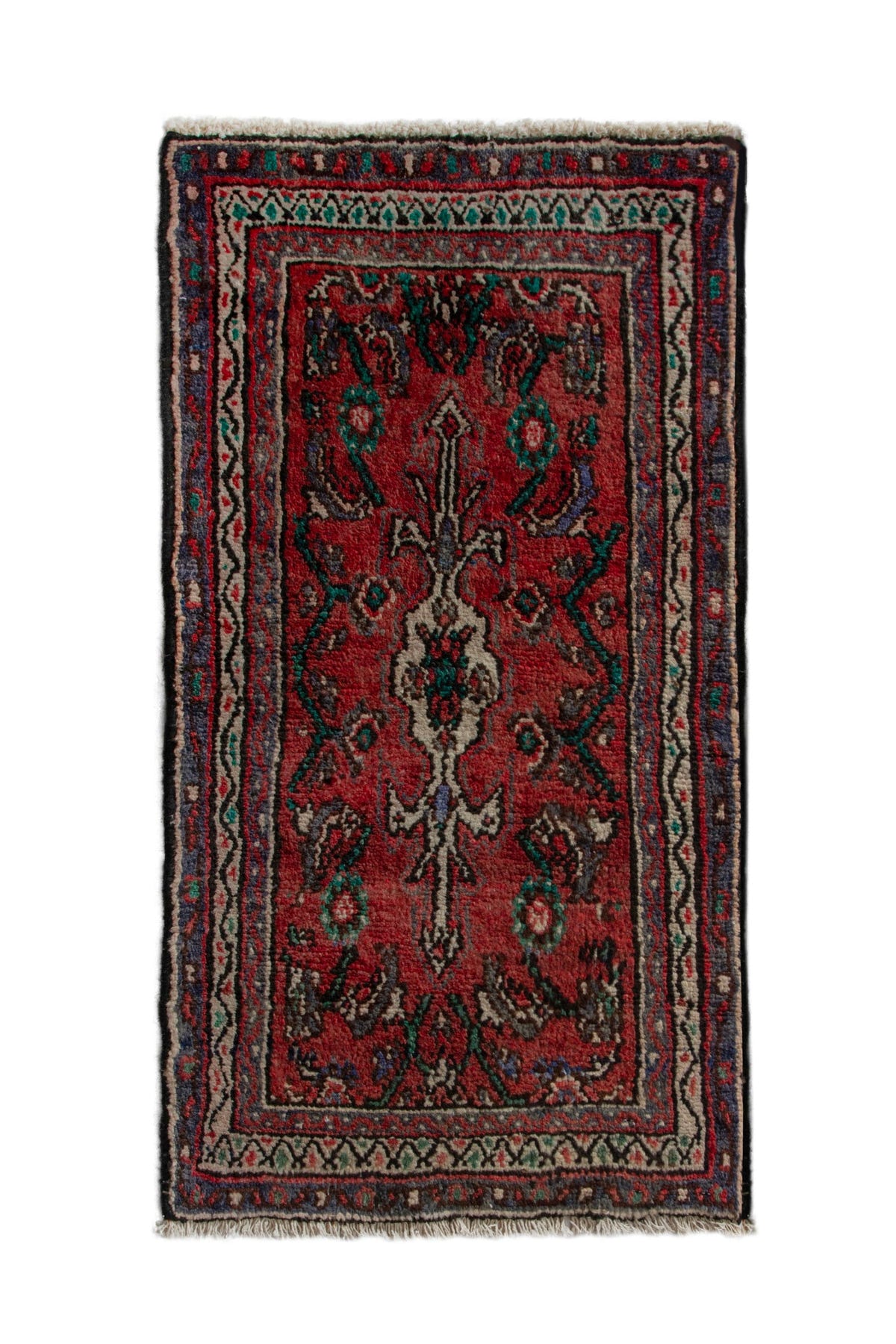 5256, Persian Hamadan Mini Rug