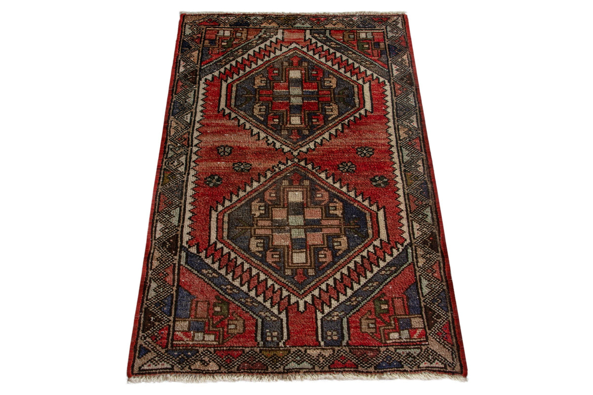 5267, Persian Zanjan Mini Rug