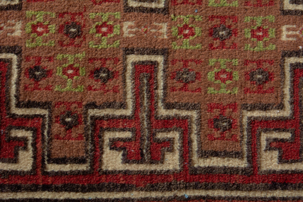 5273, Persian Torkaman Mini Rug