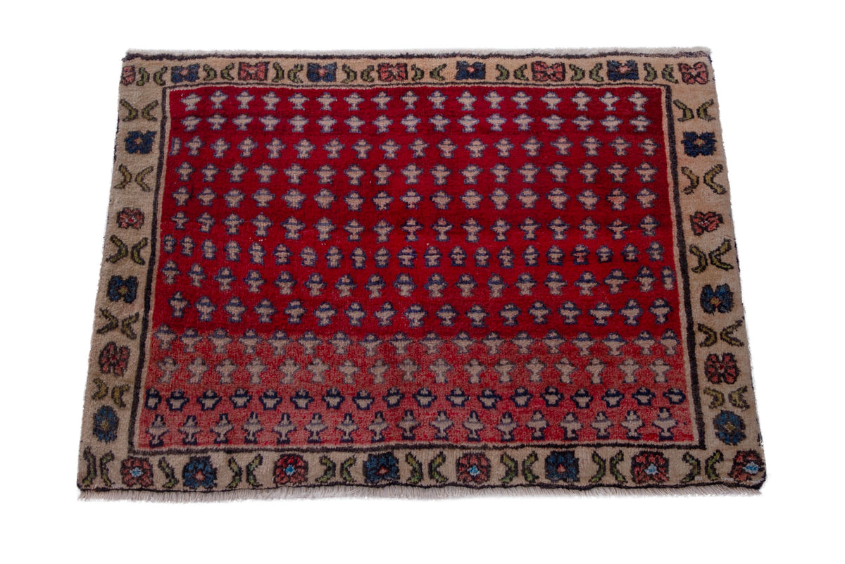 5274, Persian Hamadan Mini Rug