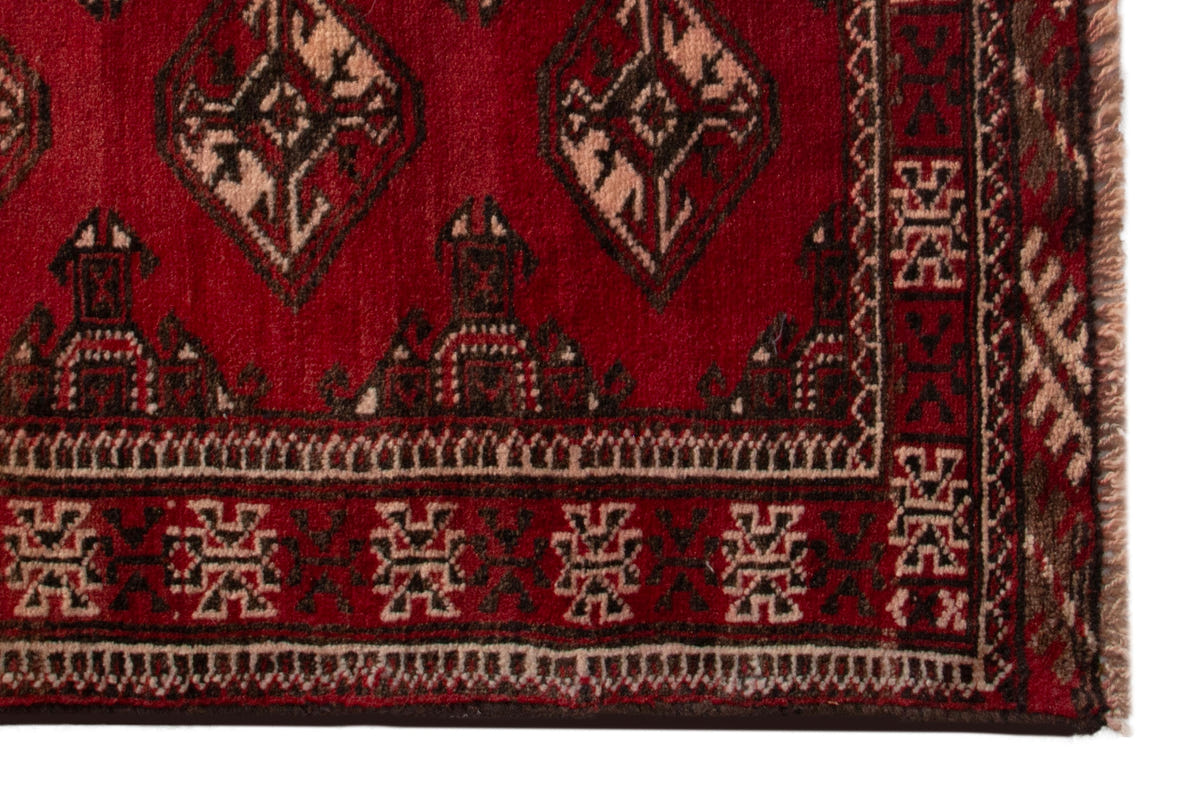 5275, Persian Torkaman Mini Rug