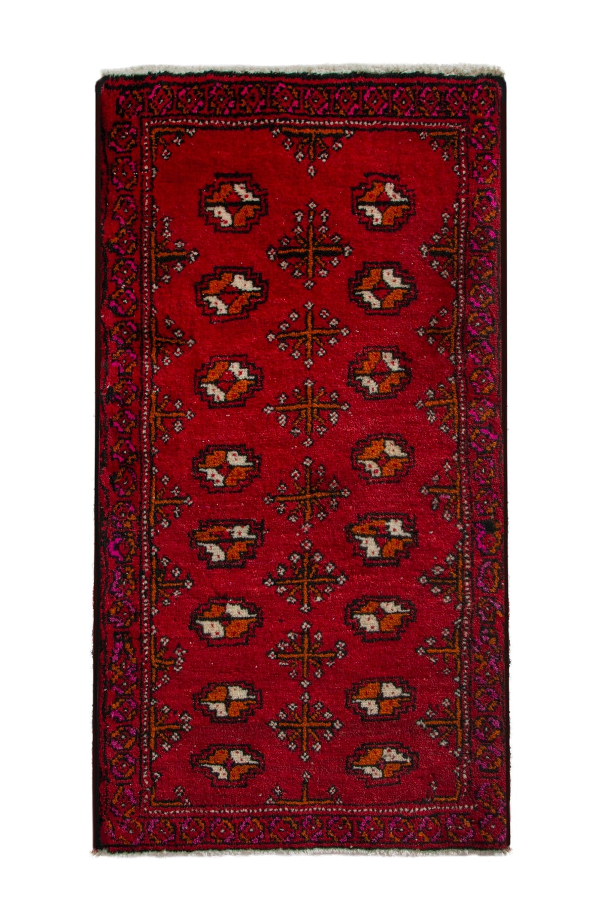5289, Persian Torkaman Mini Rug
