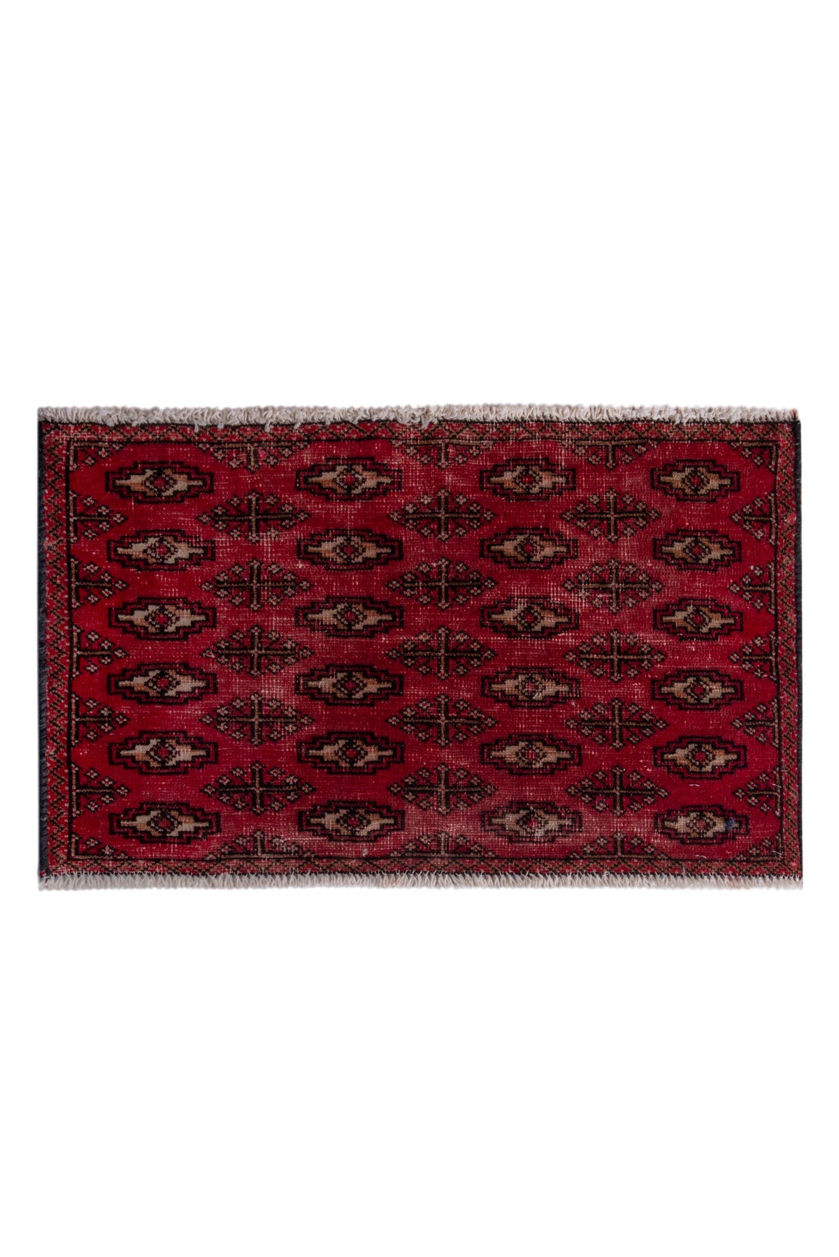 5298, Persian Torkaman Mini Rug