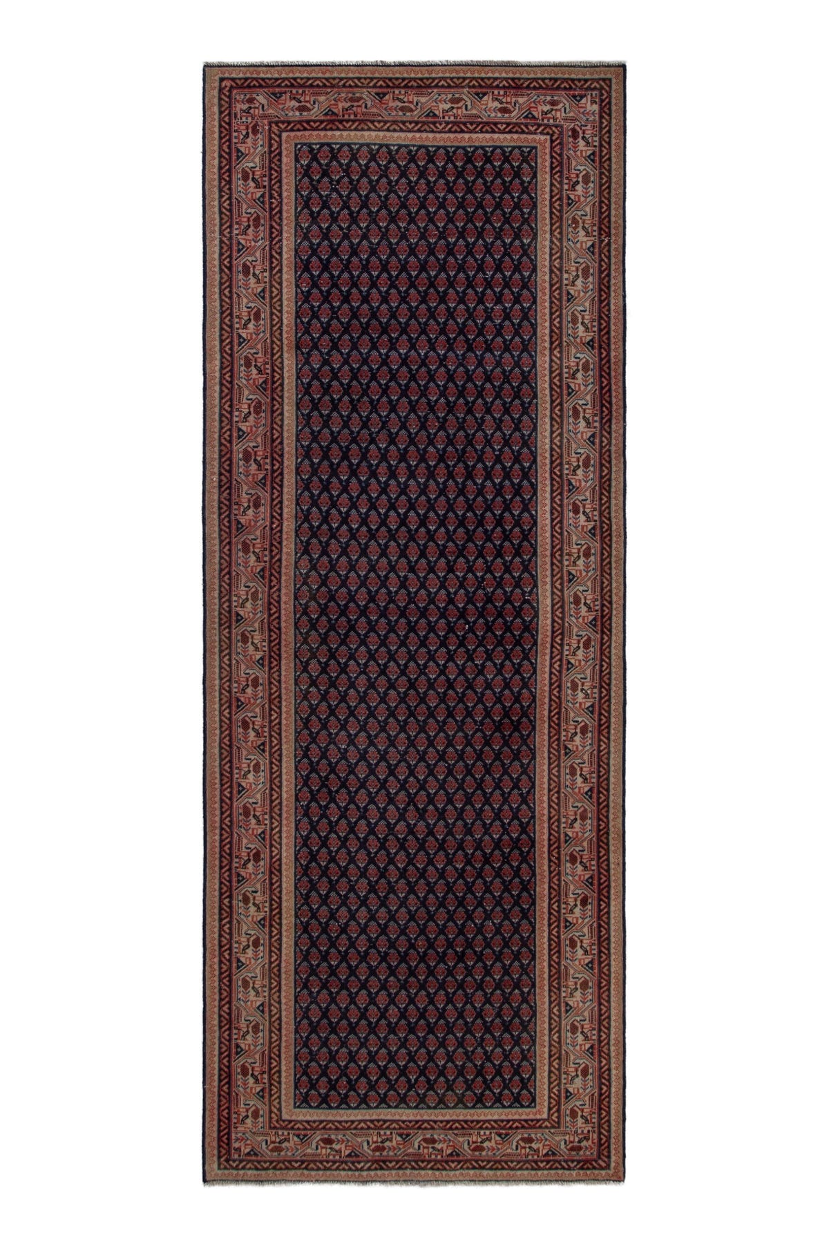 5323, Persian Botteh Runner Rug