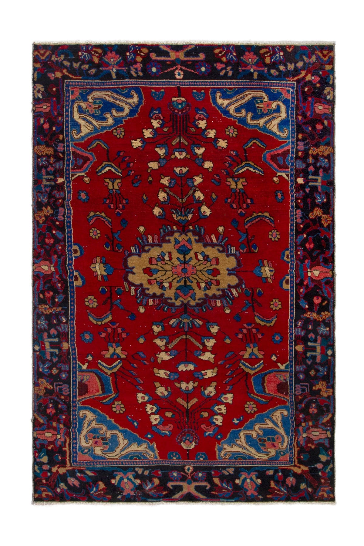 5342, Persian Hamadan Area Rug