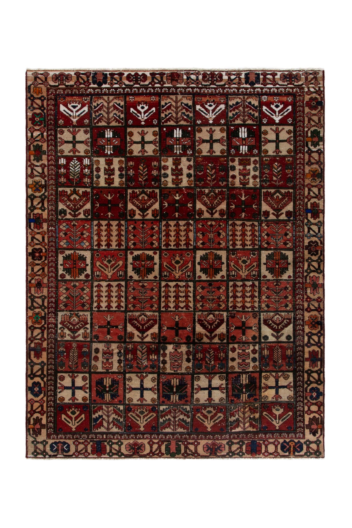 5390, Persian Bakhtiari Area Rug