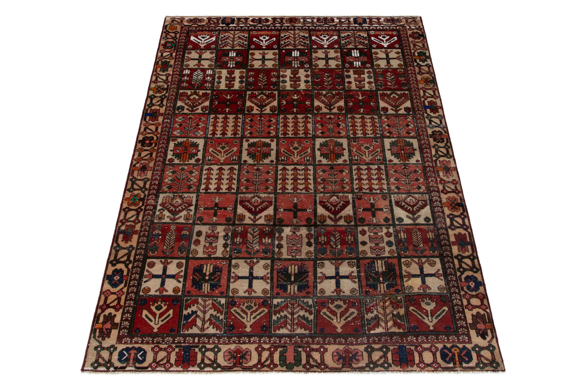5390, Persian Bakhtiari Area Rug