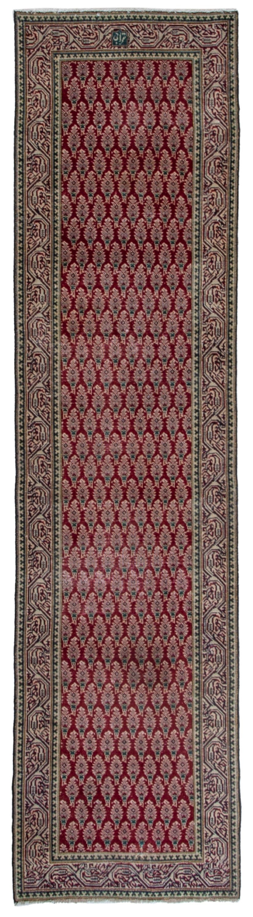5414, Persian Tabriz Runner Rug