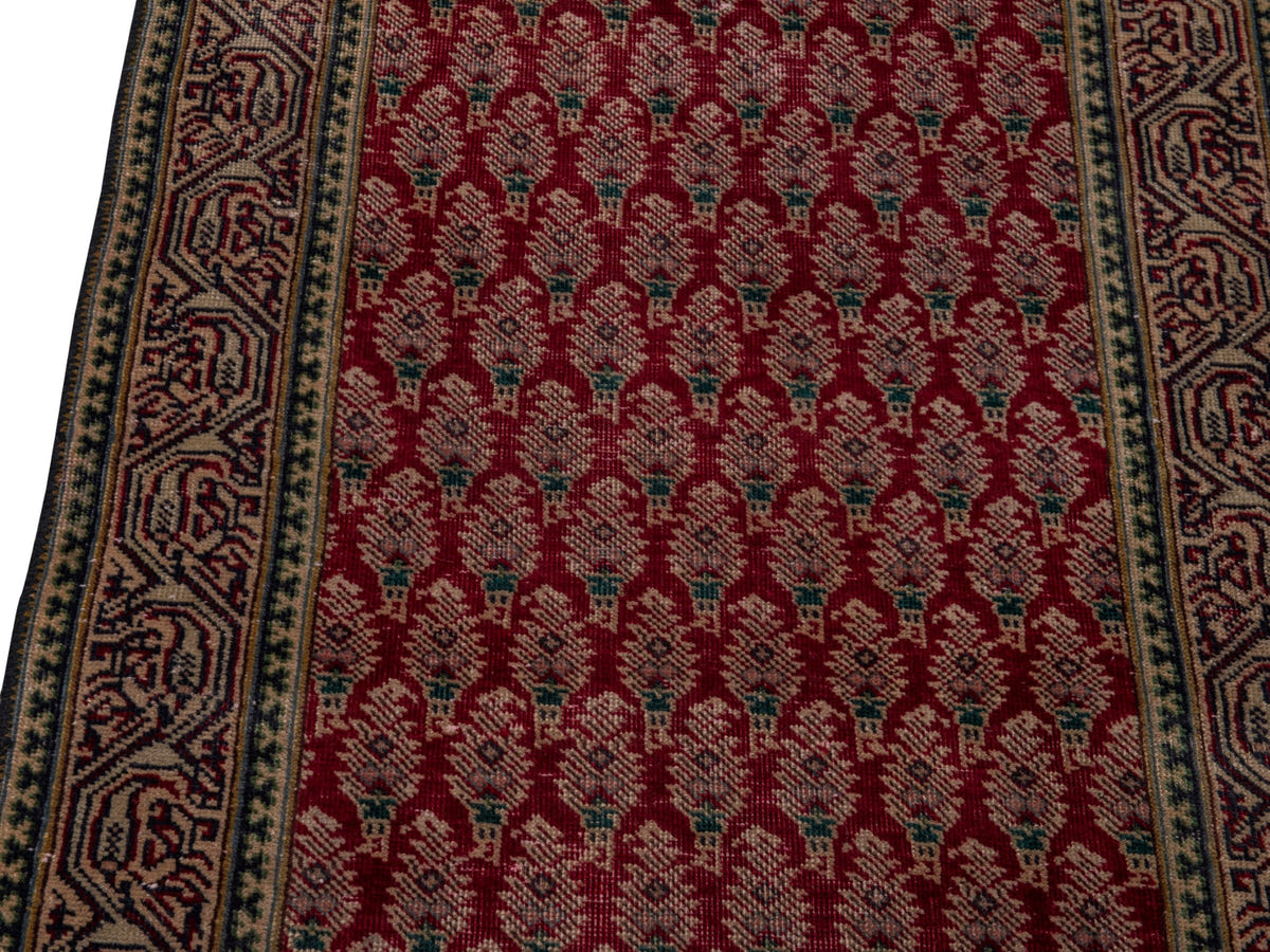5414, Persian Tabriz Runner Rug