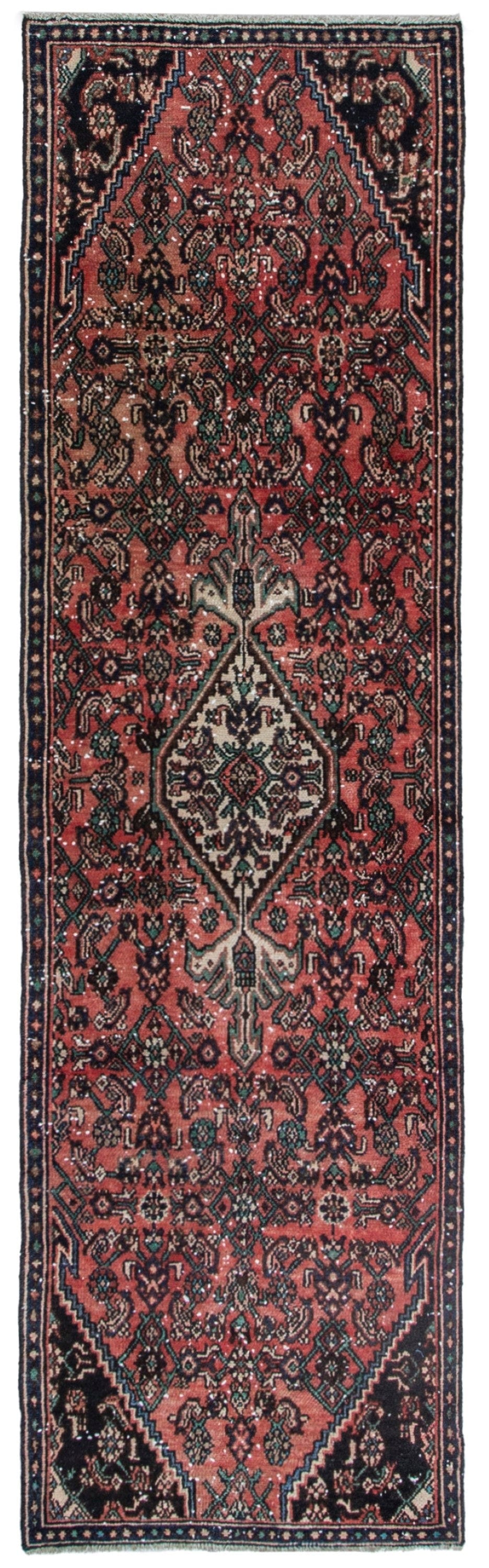 5418, Persian Hamadan Runner Rug