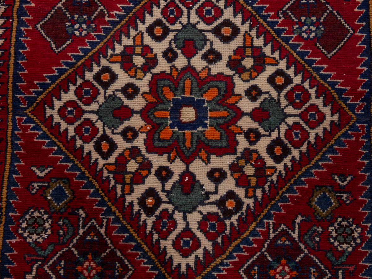 5427, Persian Hamadan Runner Rug