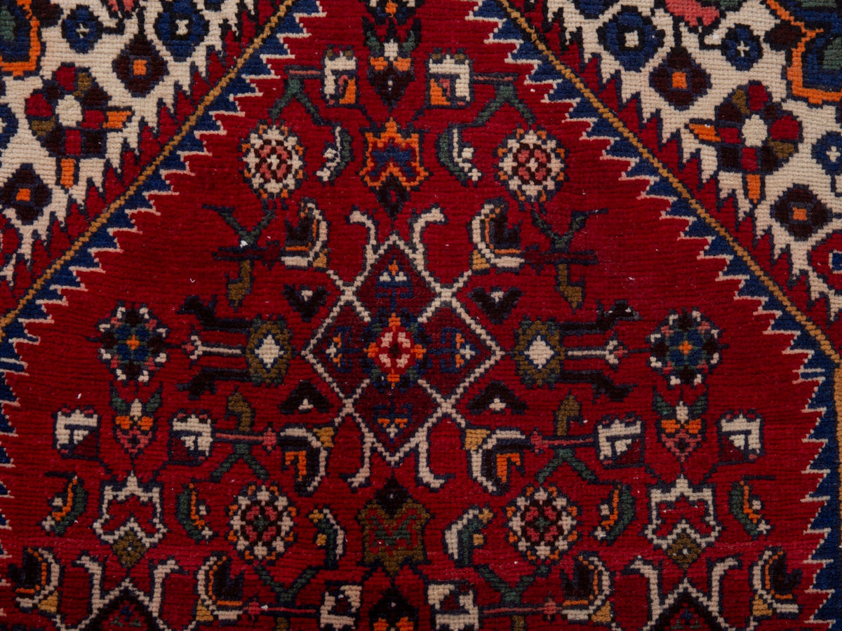 5427, Persian Hamadan Runner Rug