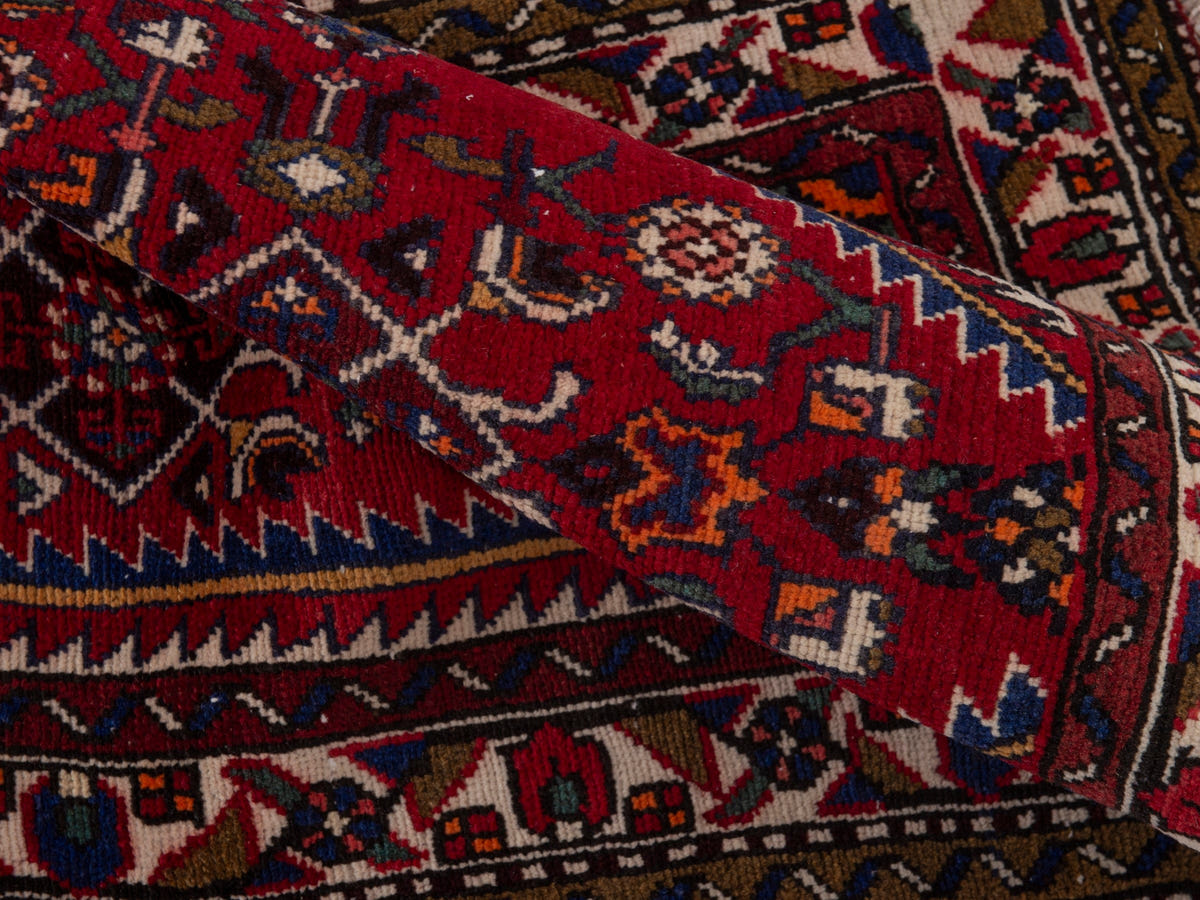 5427, Persian Hamadan Runner Rug