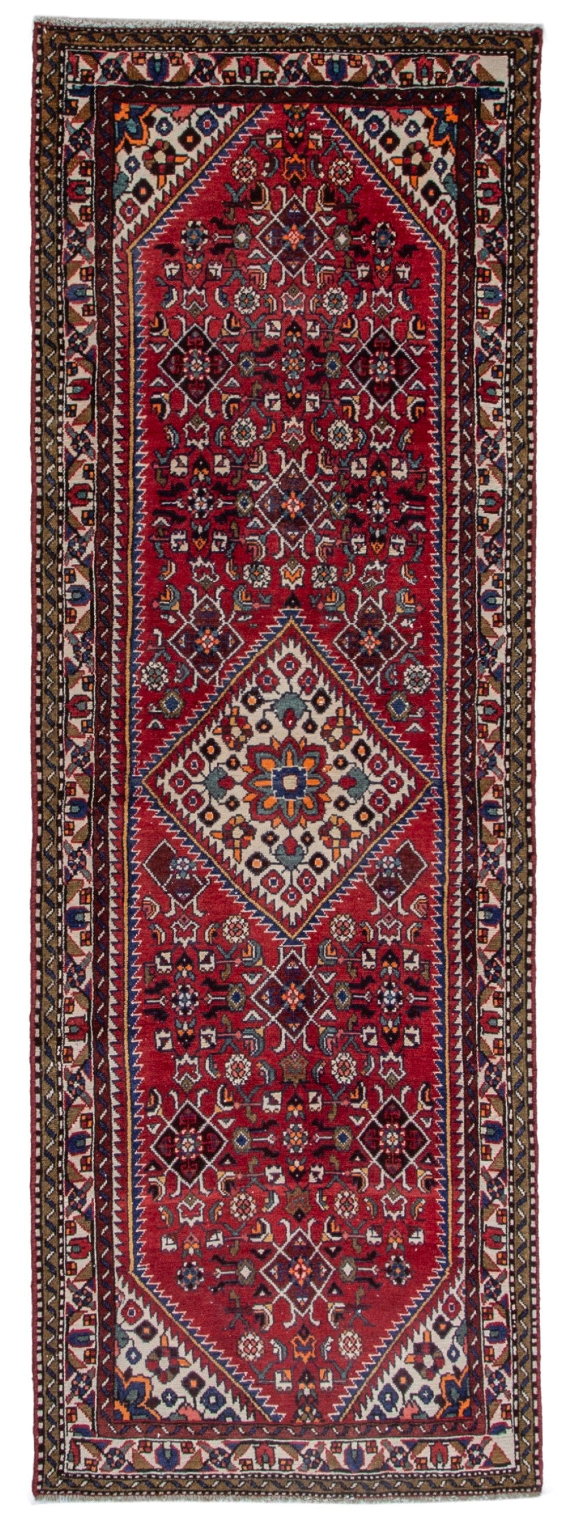 5427, Persian Hamadan Runner Rug