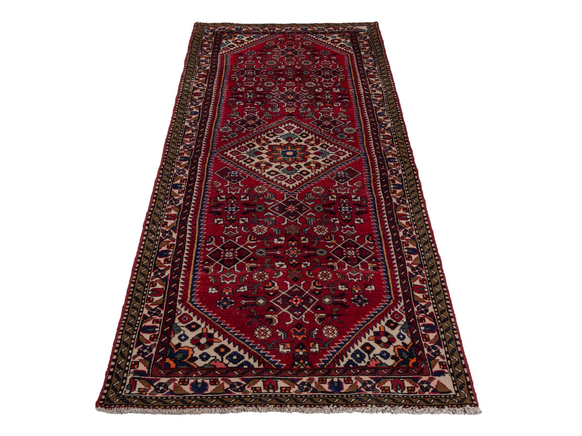 5427, Persian Hamadan Runner Rug