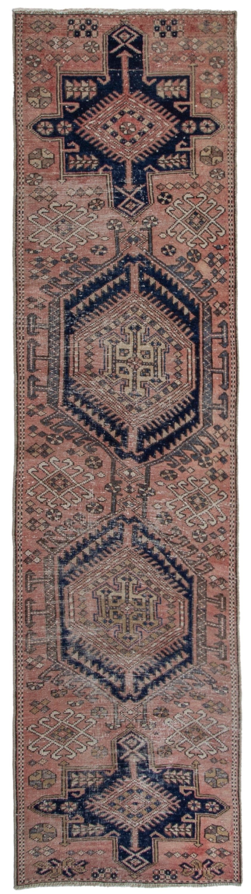 5433, Persian Gharajeh Runner Rug