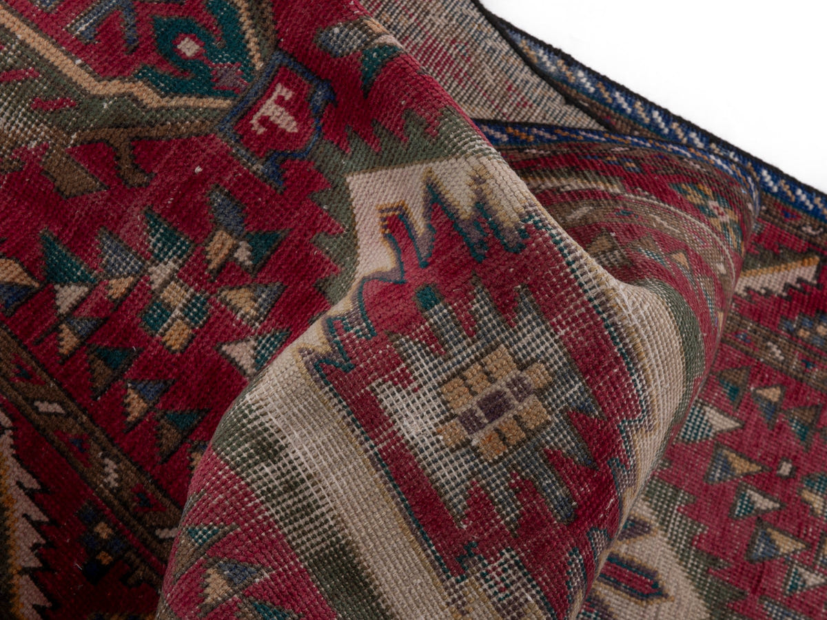 5438, Persian Tabriz Runner Rug