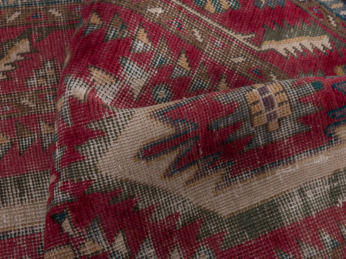 5438, Persian Tabriz Runner Rug