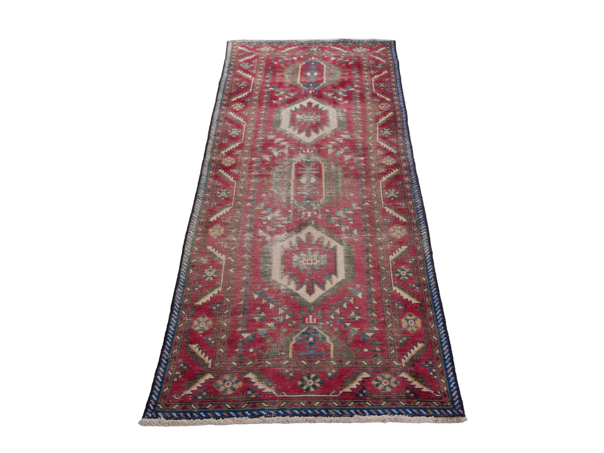 5438, Persian Tabriz Runner Rug