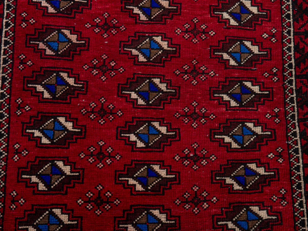5440, Persian Baluch Runner Rug