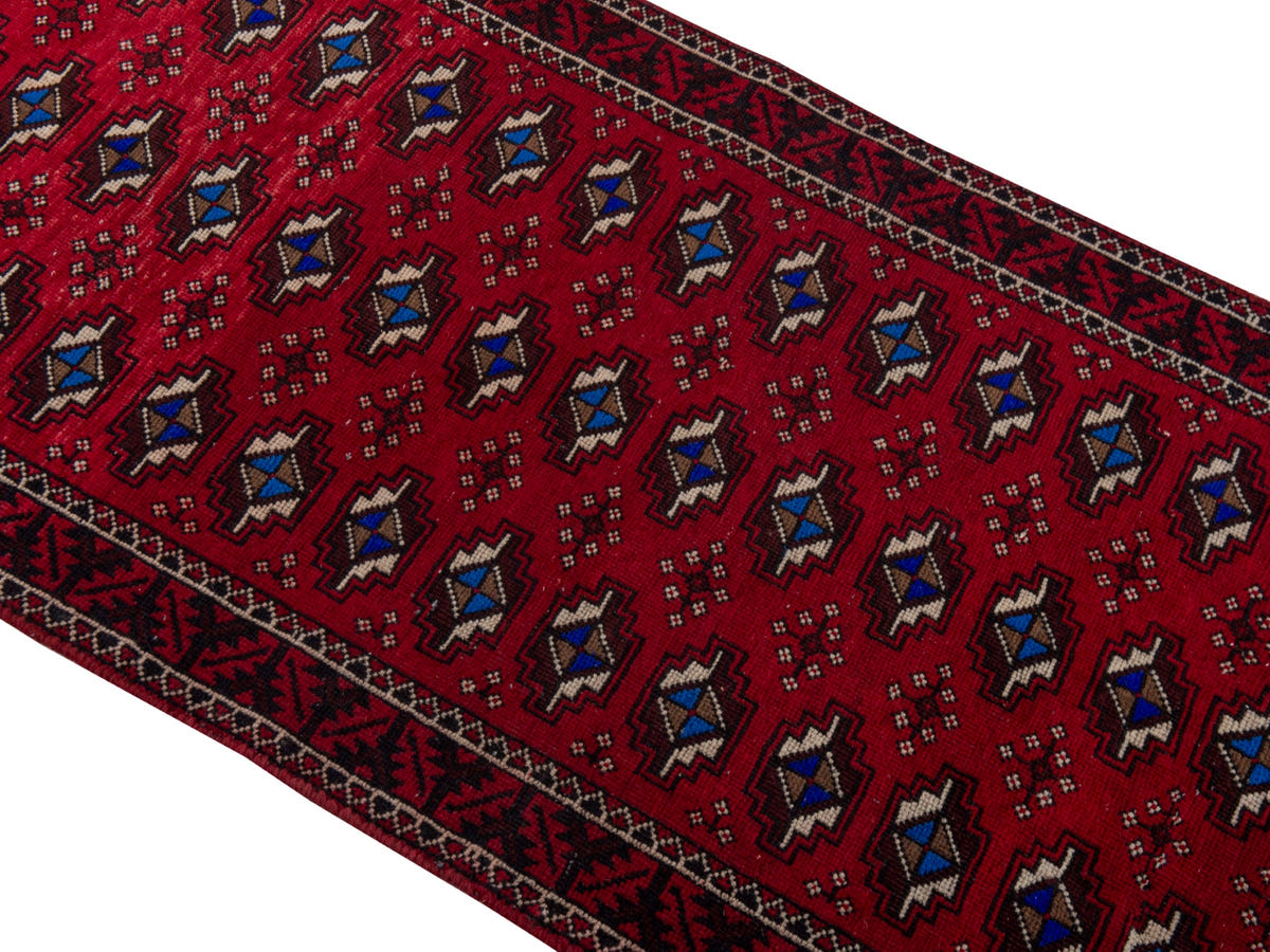 5440, Persian Baluch Runner Rug