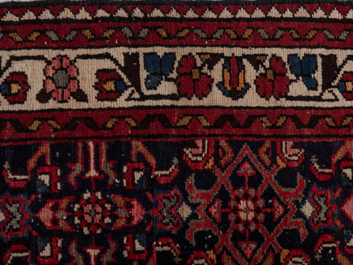 5453, Persian Hamadan Runner Rug