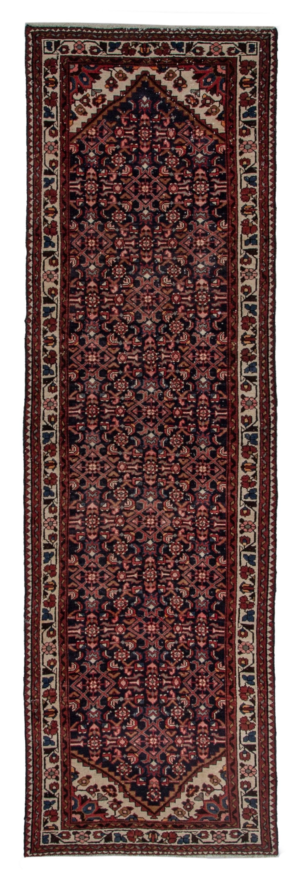 5453, Persian Hamadan Runner Rug