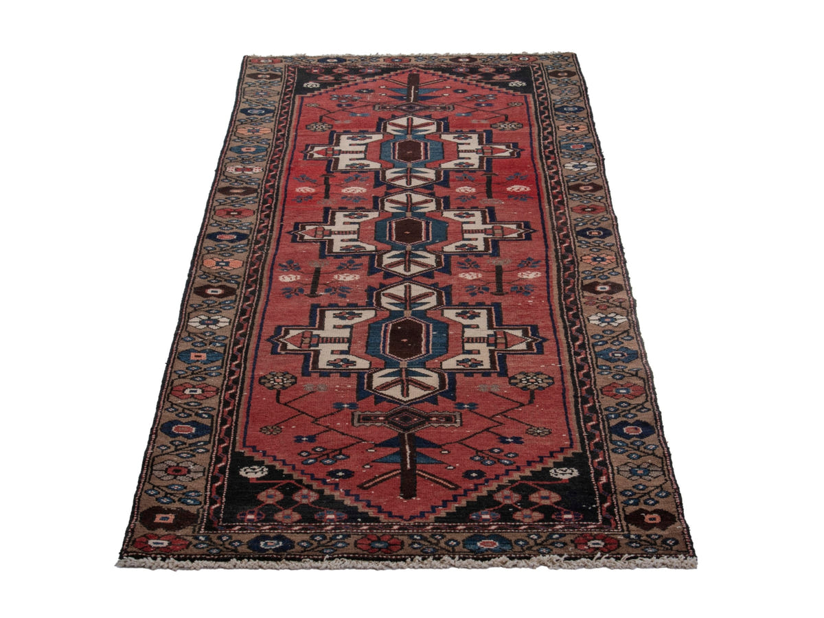 5462, Persian Hamadan Runner Rug