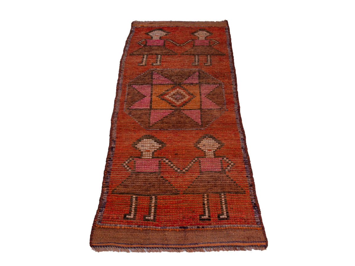 5473, Persian Shiraz Runner Rug