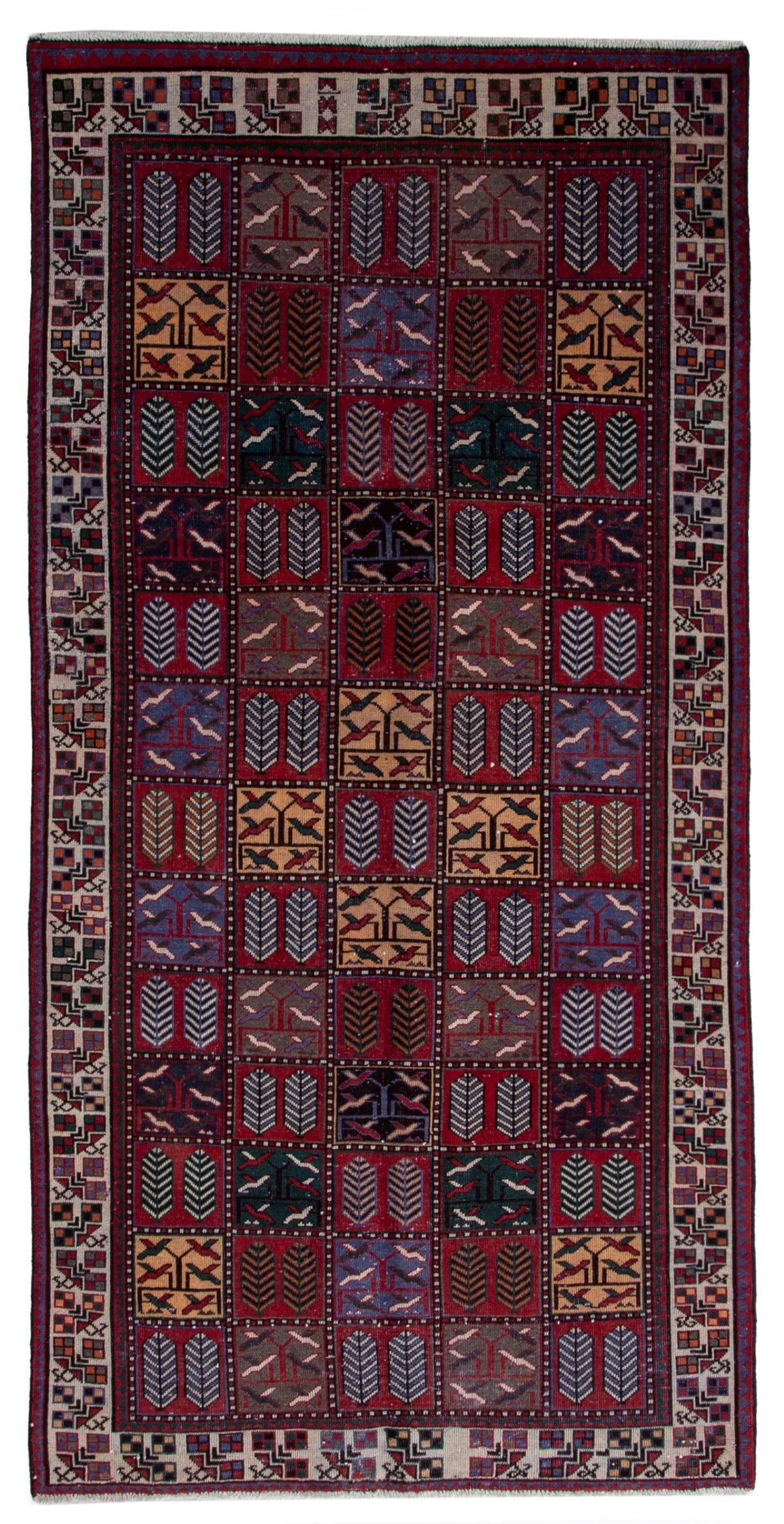 5491, Persian Bakhtiari Area Rug