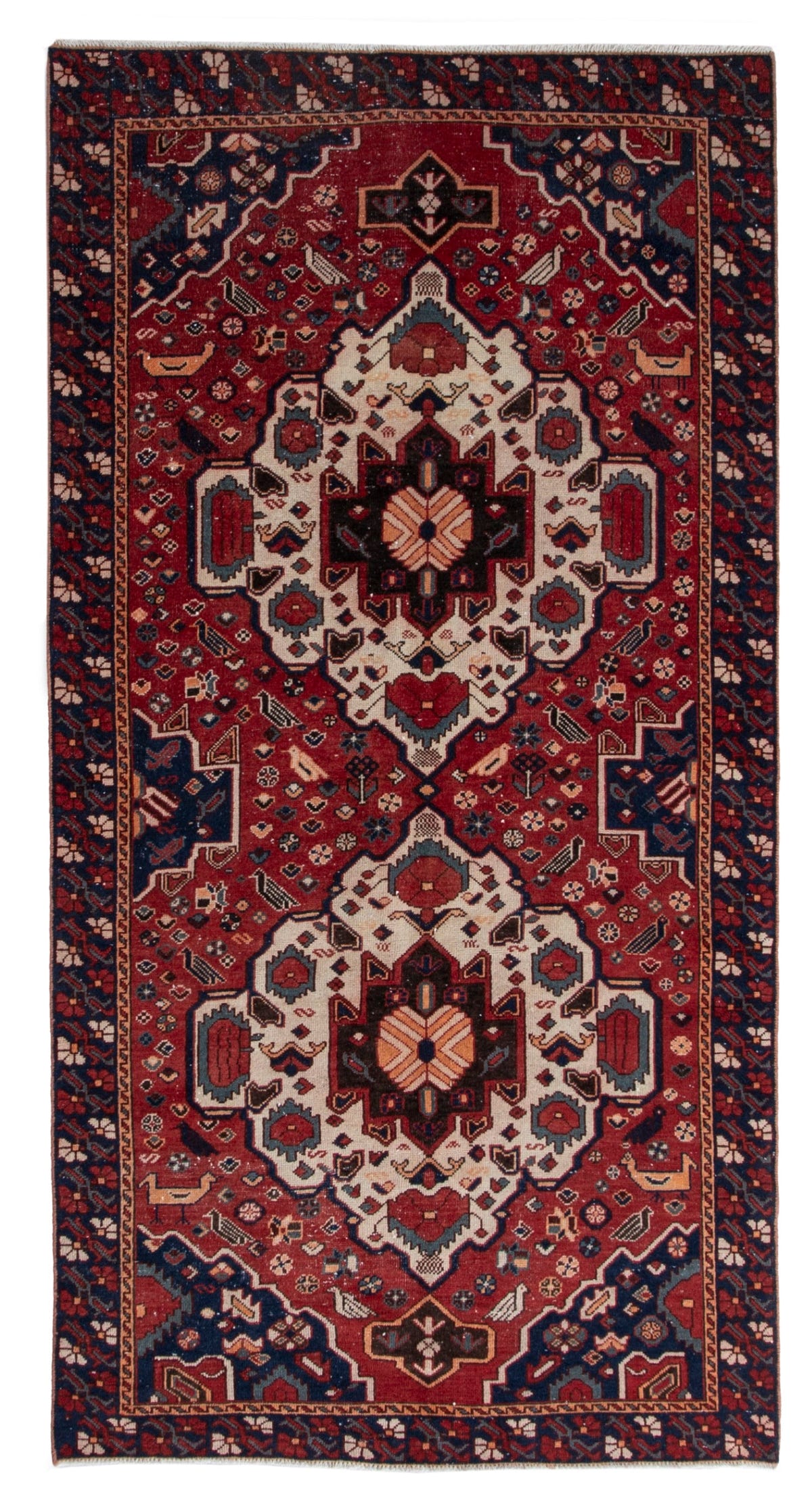 5499, Persian Bakhtiari Area Rug