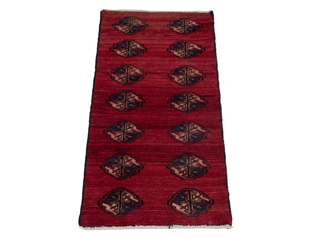 5539, Persian Torkaman Runner Rug