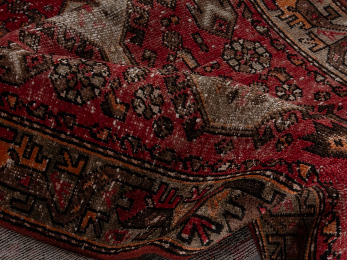 5627, Persian Hamadan Runner Rug