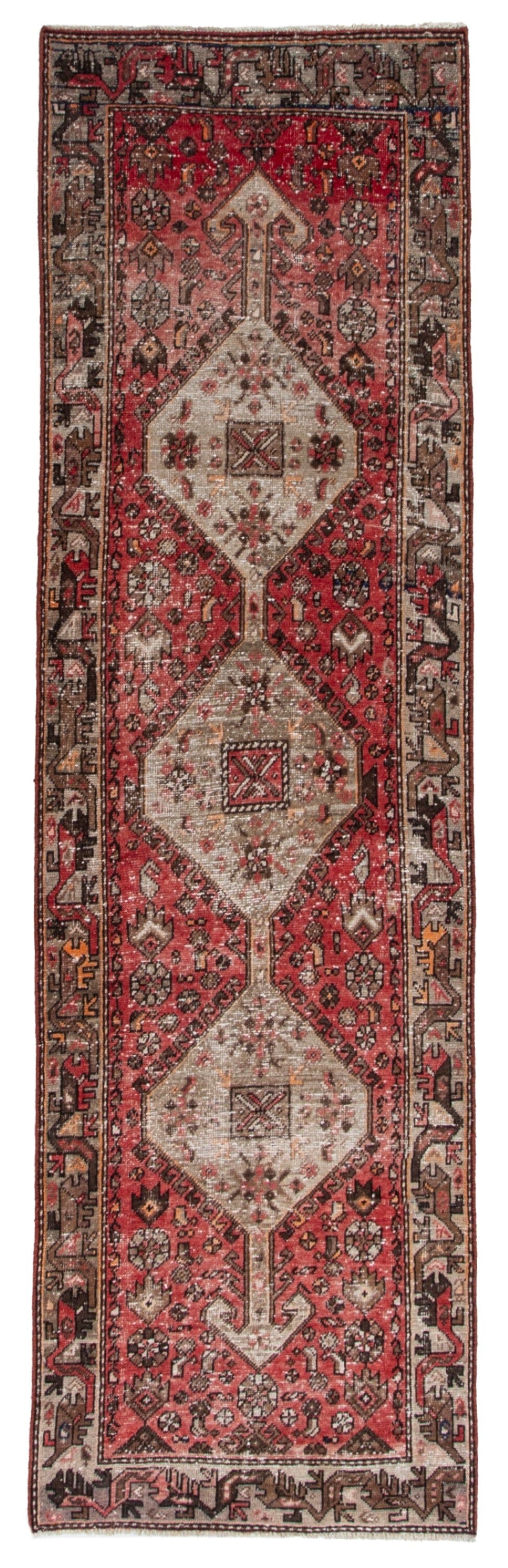 5627, Persian Hamadan Runner Rug