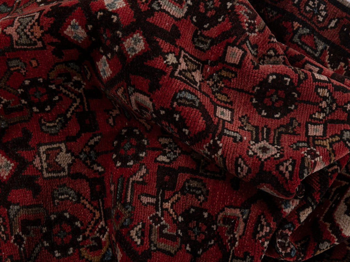 5635, Persian Hamadan Runner Rug