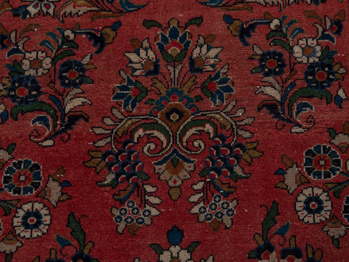 5636, Persian Sarouk Runner Rug