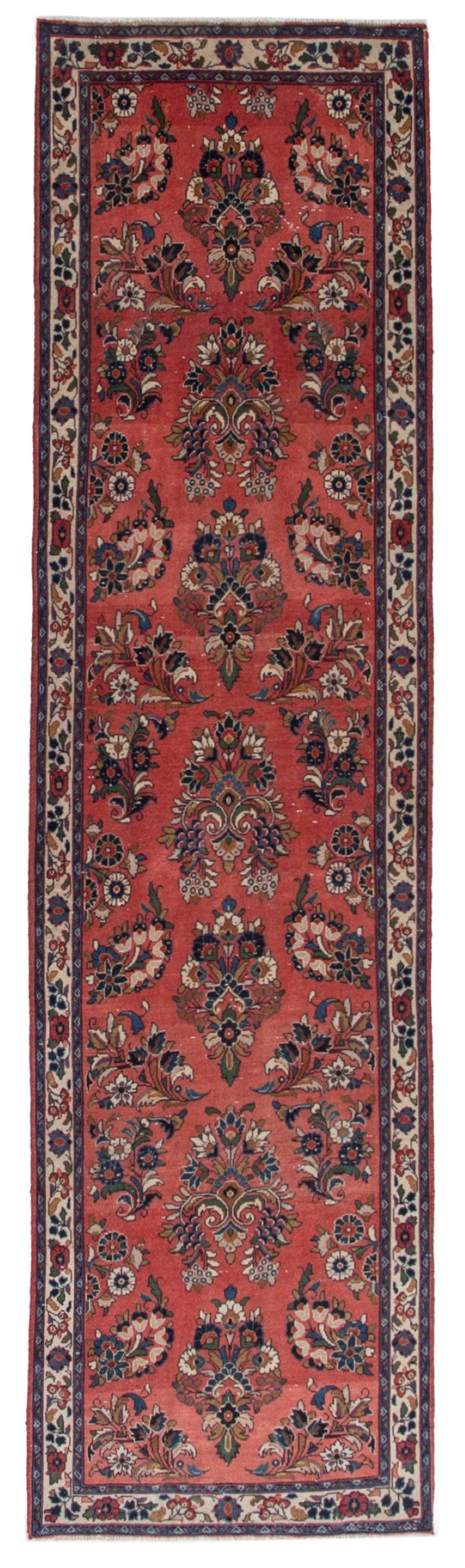 5636, Persian Sarouk Runner Rug