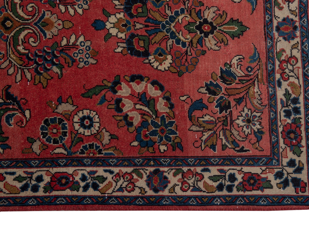 5636, Persian Sarouk Runner Rug