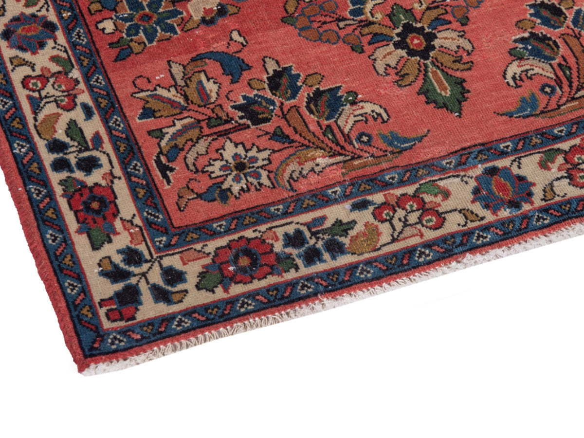 5636, Persian Sarouk Runner Rug